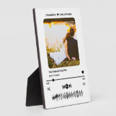 名前入り特別ソング ミュージックプレーヤー フォト フォトプラーク (側面)