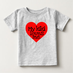 名前入り私をワイシャツ愛して下さい ベビーTシャツ