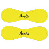 名前入り黄色のソフトボール ソフトボール (パネル)