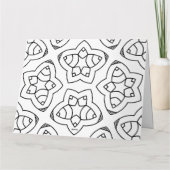 名前入り カラーリング グリーティング カード (15) (裏面)