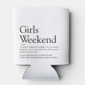 名前入り ガールズウィークエンド デフィニション キャン クーラー (裏面)