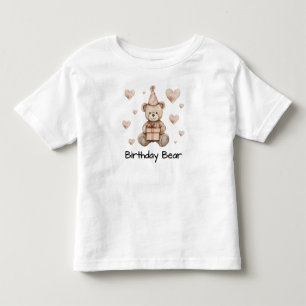 名前入り テディベア 誕生日 ベア 赤ちゃん Tシャツ