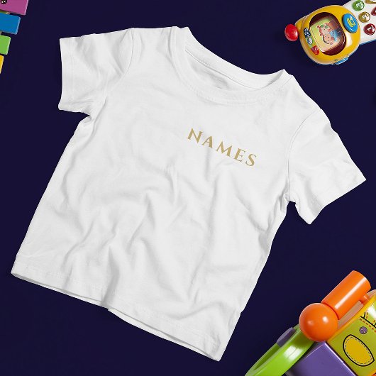 名前入り（ニックネーム・旧姓にも対応） トドラーTシャツ