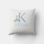 名前入り フォックスの絵本 ぬいぐるみアート クッション (裏面)