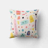 名前入り ボーホー ウォーターカラー かわいい女の子 クッション (裏面)