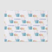 名前入り 誕生日 モノグラム 薄葉紙 (正面)