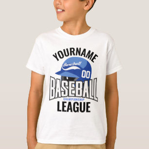 名前入り 野球選手 NAME チーム チャンピオン クラブ Tシャツ
