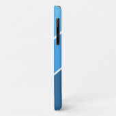 名前入り 青い iPhone ケース 彼氏へ Case-Mate iPhoneケース (裏面/左)