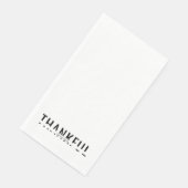 名前入り 黒白 感謝の気持ちのホリデー (コーナー)