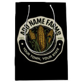 名前入り NAME スイートコーン ガーデン ファーム ファーマー ミディアムペーパーバッグ (正面)