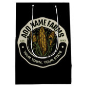 名前入り NAME スイートコーン ガーデン ファーム ファーマー ミディアムペーパーバッグ (裏面)