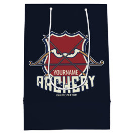 名前入り NAME 弓道 スポーツ リカーブ ボウ アロー ミディアムペーパーバッグ