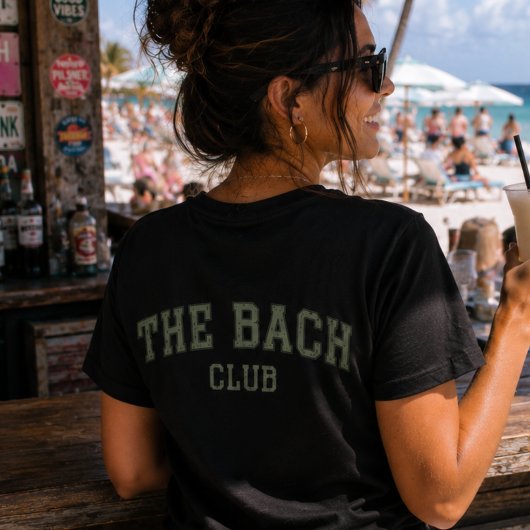 名前入りBach Club独身最後の旅Tシャツ トライブレンドTシャツ