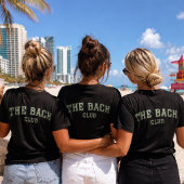 名前入りBach Club独身最後の旅Tシャツ トライブレンドTシャツ