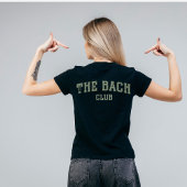 名前入りBach Club独身最後の旅Tシャツ トライブレンドTシャツ