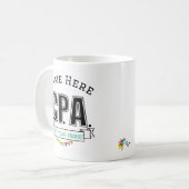 名前入りCPAマグカップギフト コーヒーマグカップ (正面左)