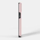 名前入りiPhone 14 ピンクブーケ iPhoneケース (右側面)
