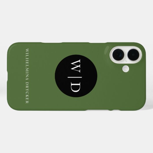 名前入りiPhone 16 Plusケース Case-Mate iPhoneケース (裏面 (横))