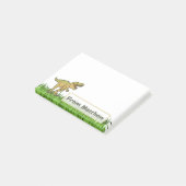名前入りT-Rex恐竜 ポストイット (アングル)