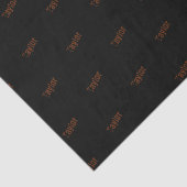 名前動揺してティッシュペーパー(黒と錆) 薄葉紙 (詳細)