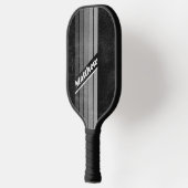 名前動揺して付き濃いグラデーションの虹 ピックルボールラケット (左)