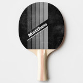 名前動揺して付き濃いグラデーションの虹 卓球ラケット (正面)