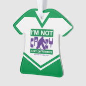 名前及び数ジャージーのおもしろいなホッケーのゴールキーパーのオーナメント オーナメント (正面)