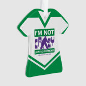 名前及び数ジャージーのおもしろいなホッケーのゴールキーパーのオーナメント オーナメント (正面)