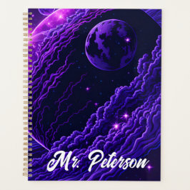 名前宇宙シーンサイエンス先生年度末 プランナー手帳