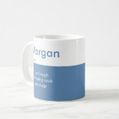 名前定義コーヒーマグ コーヒーマグカップ (正面左)