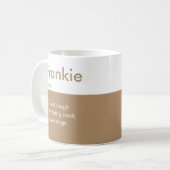 名前定義マグカップ コーヒーマグカップ (正面左)