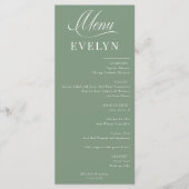 名前座席表 |のメ結婚ニュー メニュー (正面)