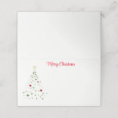 名前座席表 – クリスマスツリー座席表 プレイスカード (外部開封)