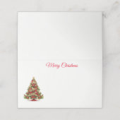 名前座席表 – クリスマスツリー座席表 プレイスカード (外部開封)