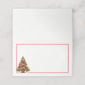 名前座席表 – クリスマスツリー座席表 プレイスカード (外部開封)