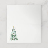 名前座席表 – クリスマスツリー プレイスカード (外部開封)