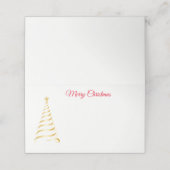 名前座席表 – クリスマスツリー プレイスカード (外部開封)