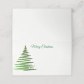 名前座席表 – クリスマスツリー プレイスカード (外部開封)