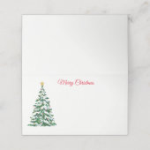 名前座席表 – クリスマスツリー プレイスカード (外部開封)