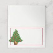 名前座席表 – クリスマスツリー プレイスカード (外部開封)