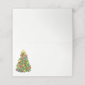 名前座席表 – クリスマスツリー プレイスカード (外部開封)