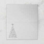 名前座席表 – クリスマスツリー プレイスカード (外部開封)