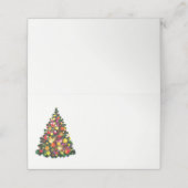 名前座席表 – クリスマスツリー プレイスカード (外部開封)