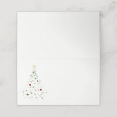 名前座席表 – クリスマスツリー プレイスカード (外部開封)
