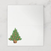 名前座席表 – クリスマスツリー プレイスカード (外部開封)