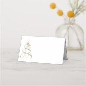 名前座席表 – クリスマスツリー プレイスカード (正面)