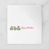 名前座席表 – クリスマスペンギン プレイスカード (外部開封)