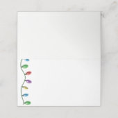 名前座席表 – クリスマスライト プレイスカード (外部開封)