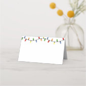 名前座席表 – クリスマスライト プレイスカード (正面)