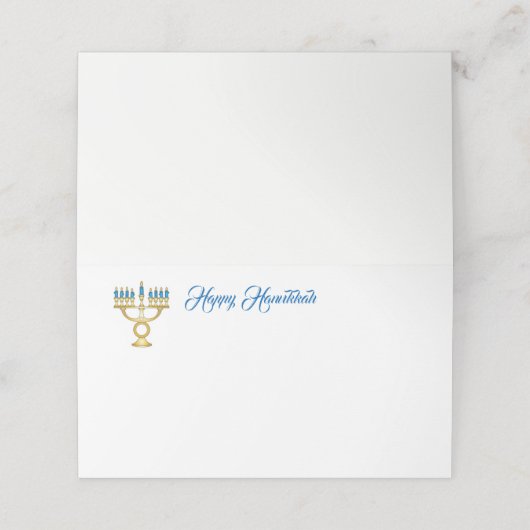 名前座席表 – ハヌカー プレイスカード (外部開封)